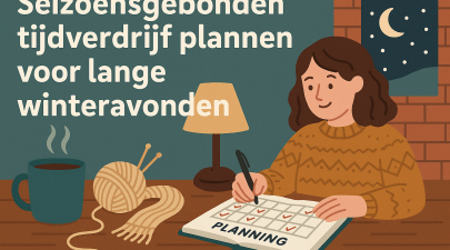Seizoensgebonden tijdverdrijf plannen voor lange winteravonden