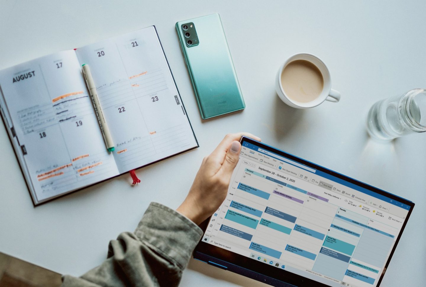 De planning van ontspanning in een drukke jaarkalender