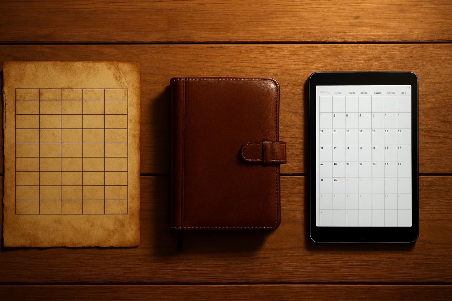 De geschiedenis van de agenda: van kloosterrooster tot digitale planner
