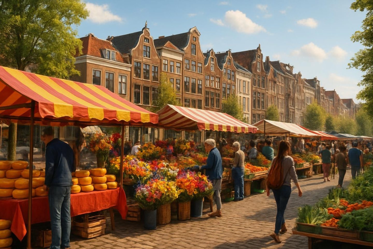 De geschiedenis van de Nederlandse straatmarkten: van weekmarkt tot braderie