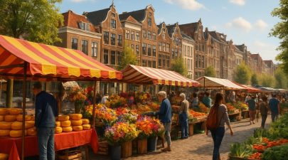 De geschiedenis van de Nederlandse straatmarkten: van weekmarkt tot braderie