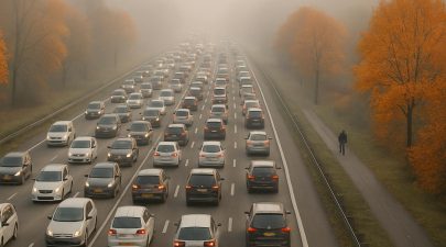 Hoeveel tijd besteden Nederlanders gemiddeld aan woon-werkverkeer per seizoen?